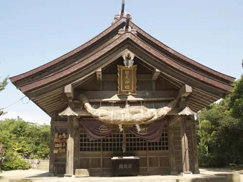 白兎神社の拝殿